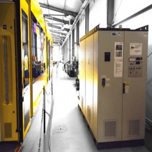 Electrical equipment of railway machinery